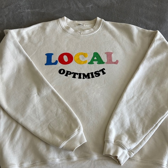MadHappy Local Optimist Fleece Crewneck - Picture 1 of 4